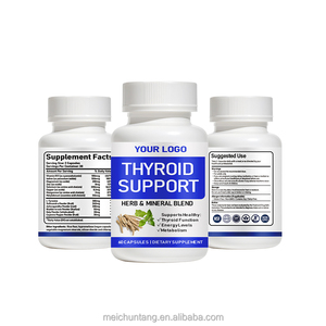 Suplementos herbales para adultos con yodo Ashwagandha Raíz Zinc Selenio Vitamina B12-Complex Suplemento para la salud de la tiroides para hombres y mujeres - Product Image 6