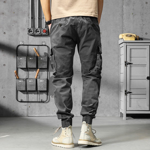 <span class=keywords><strong>Pantalon</strong></span> décontracté d'hiver épais pour hommes <span class=keywords><strong>Pantalon</strong></span> cargo ample Leggings Pantalons pour jeunes Pantalons multi-sacs pour hommes - Product Image 2