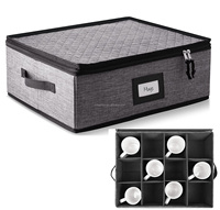 Articles ménagers, meilleure organisation de la maison, vaisselle, verrerie, plateau carré détachable, boîte de rangement, organisateur de cuisine