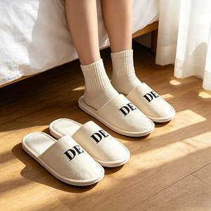 Pantofole Personalizzabili per <span class=keywords><strong>Hotel</strong></span> 5 Stelle, Comode, Antiscivolo, a Punta Chiusa, Morbide, di Lusso, Usa e Getta, in Cotone, da Viaggio, Senza Tallone, per Uomo - Product Image 6