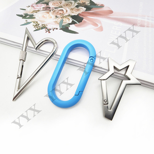 Yyx Bán Buôn Tùy Chỉnh Hình Dạng Kim Loại Carebiner <span class=keywords><strong>Keychain</strong></span> Phụ Kiện Thép Không Gỉ Mùa Xuân Snap Hook Khuyến Mại Kim Loại Móc Khóa - Product Image 6