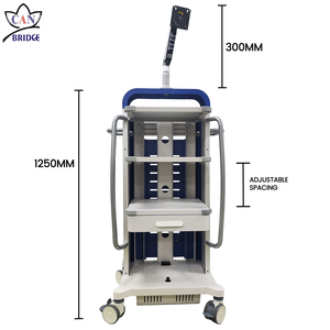 Carrito de Ultrasonido Médico Personalizable, Carro Portátil para Hospital, Mueble de Hospital con Computadora, <span class=keywords><strong>NBRIDGE</strong></span> NBR-NT-04, 300 lb - Product Image 6
