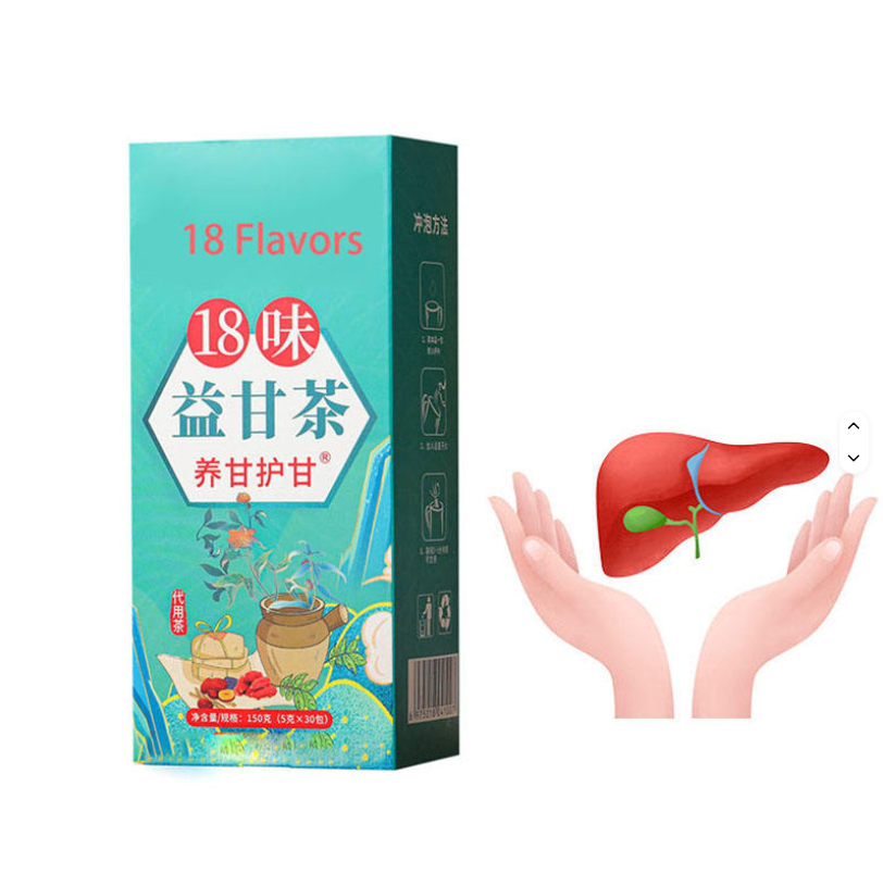 Chinese Anti-Toxic Herbal Liver Care Tea 18 Flavors In A Kidney And Liver Cleaning Herbal Supplement Tea Bag