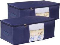 Sacs de rangement pliables pour couvertures, oreillers, couvre-lits, vêtements, organiseurs de literie, conteneurs de rangement respirants avec fermetures éclair pour armoire