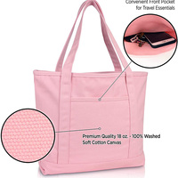 Sac fourre-tout en toile de coton avec poche avant, grande capacité, réutilisable, pour courses, logo personnalisé