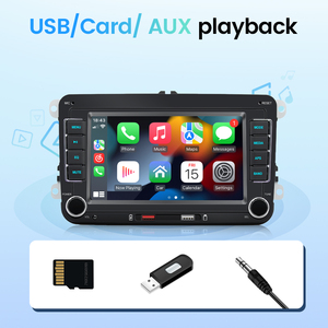 Autoradio 2 Din, lecteur multimédia GPS Android Auto Carplay pour Volkswagen Skoda Octavia Golf 5 6 Touran Passat Polo Jetta - Product Image 2