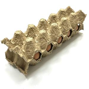 ถาดใส่ไข่กระดาษรีไซเคิลเกรดอาหารจากโรงงานโดยตรง บรรจุ 10 ถาด - Product Image 3
