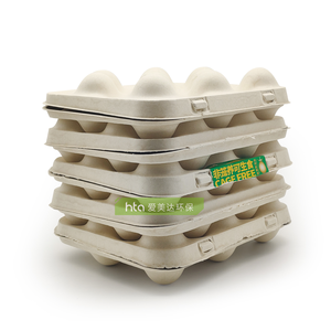 Barquettes à œufs en pulpe moulée biodégradable en canne à sucre, compostables, pour usage alimentaire - Product Image 2