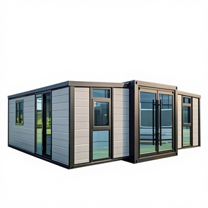 20-футовый расширяемый стальной контейнерный дом с двойными стенами, современная вилла, уличная мастерская, сэндвич-панели, экологичный, водонепроницаемый, для отеля - Product Image 1