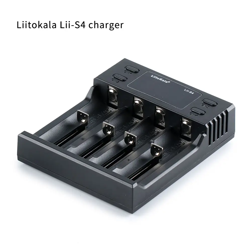 LiitoKala lii-100 lii-202 Lii-402 lii-S1 LII-S2 S4 Battery Charger For 18650 26650 16340 RCR123 14500 LiFePO4 1.2V Ni-MH Ni-Cd