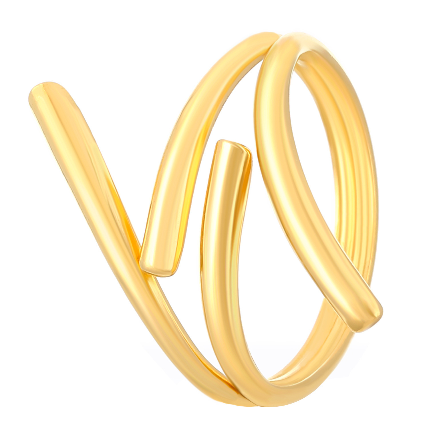 18k real gold spiral wg-0896
