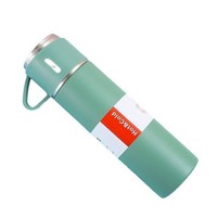 Bouteilles d'eau personnalisées, gobelets isothermes en acier inoxydable, ensemble de 3 tasses, coffret cadeau, chaud et froid