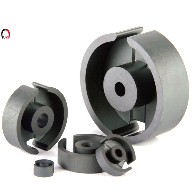 Industrial Magnet Application Soft Magnetic Core Mnzn Ferrite Pot Core for High Frequency Transformer