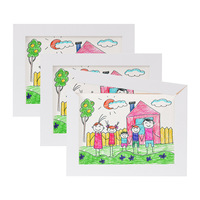 Cadre photo magnétique détachable en bois A4 A3, cadre d'art pour enfants, cadre photo multifonctionnel pour plusieurs tableaux, vente en gros