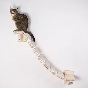 Mur d'escalade moderne en contreplaqué, échelle interactive en bois <span class=keywords><strong>pour</strong></span> chats, échelle murale durable <span class=keywords><strong>pour</strong></span> chats, structure d'escalade <span class=keywords><strong>pour</strong></span> chats - Product Image 3