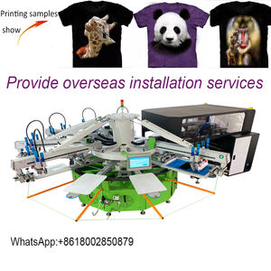 Automatische 6 Kleuren Zeefdrukker Met Hybride Digitale Drukmachine - Product Image 5