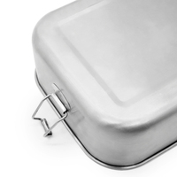 Matériel incassable durable résistant de catégorie comestible de boîte à lunch d'acier inoxydable