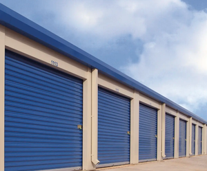 Porta Avvolgibile Industriale in Acciaio di Alta Qualità, Manuale, Antivento, per Carichi Pesanti - Product Image 1