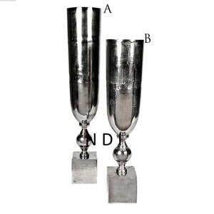 Juego de 2 accesorios caseros para muebles, artículos decorativos de flores de Metal para el hogar, dormitorio, comedor, jarrones de flores laterales decorativos - Product Image 2