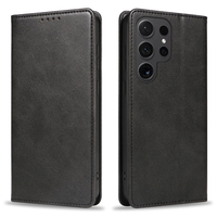 Funda Tipo Cartera de Cuero PU Premium para Samsung S24 Ultra - Funda con Soporte para Teléfono, Ranuras para Tarjetas, Cierre Magnético y Protección Contra Impactos