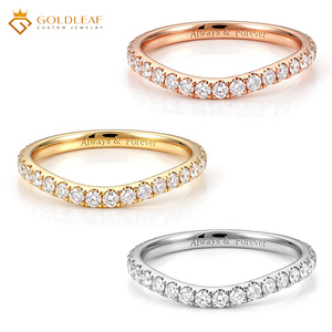 Goldleafgem Fine Custom 1CT 2CT 3CT Cut Lab Grown Diamond 10k 14k 18k IGI Certified Engagement Wedding Anniversary Party <b>Ring</b> - Product Image 1