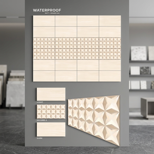 Vistaar Carreaux muraux en céramique numérique de qualité d'exportation de marque 300x600mm 30x60cm 12x24 brillant émaillé pas cher prix fabricant - Product Image 2