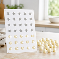 Moule en silicone pour chocolat en forme de boule, qualité alimentaire, antiadhésif, sans BPA, plateau en silicone, décoration de gâteaux, moule à bonbons, moule à résine