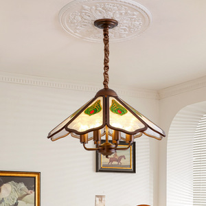 Vintage Style Chandelier Square Multi Head <b>Led</b> <b>Light</b> Home Dining Room Lighting - Product Image 2