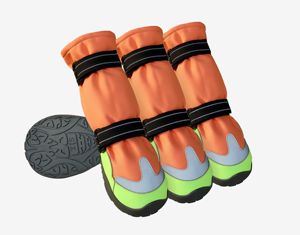 Bottes d'hiver pour <span class=keywords><strong>chien</strong></span>, mignonnes, chaudes, antidérapantes, à haute tige, pour l'extérieur, avec matériaux en tissu et caoutchouc 'Traverse' - Product Image 6