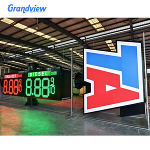 Flip 3 Cijfers 7 Segment Led Gas Prijs Display Voor Tankstation Geleid Prijs Teken - Product Image 5