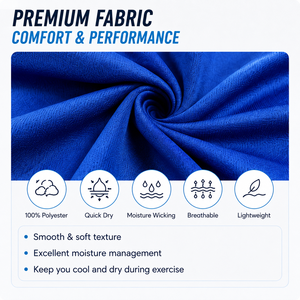 T-shirt de sport personnalisé pour homme, manches courtes, col rond, séchage rapide, respirant, léger, confortable, couleur unie, tricoté en polyester - Product Image 5