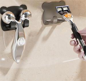 Yeni Ashion duvara monte mutfak kanca askı plastik tırmanma ayakkabı aksesuar Metal kanca yapışkanlı kablo tutucu döngü ceket kancaları - Product Image 2