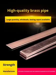 Barramento De Cobre T2 Barra De Cobre Vermelha Tira De Cobre Estanhada Placa De Cobre De Aterramento Condutivo Barramento Placa De Tira De Cobre - Product Image 4