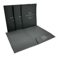 Carpeta de Presentación Profesional Ecológica Tamaño Carta A4 Personalizada Bolla con Logotipo en Relieve, Estampado en Lámina y Impresión en Papel
