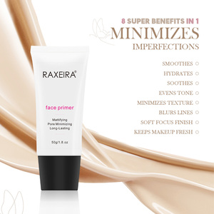 Nouvel apprêt Maquillage Soin du visage Pore mat Minimisant les ridules lisses <span class=keywords><strong>Base</strong></span> de maquillage personnalisée Fond de teint Apprêt pour le visage Marque privée - Product Image 3