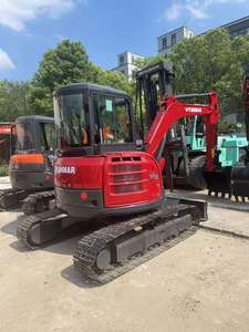 Mini-excavatrice d'occasion Yanmar 35 du Japon, 3,5 tonnes, sur chenilles, hydraulique, compacte, modèle 2022, capacité de la benne de 0,12 m³, moteur, pompe à engrenages - Product Image 5