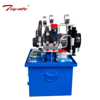 Groupe hydraulique refroidi par air à pompe à piston à cylindrée variable avec double affichage pour station d'alimentation hydraulique de machines agricoles