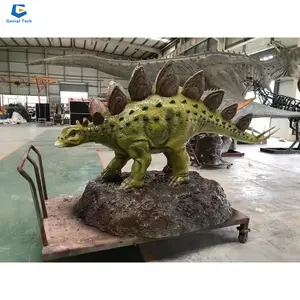 FD02 Patung Dinosaurus Serat Kaca Kualitas Tinggi untuk Dijual