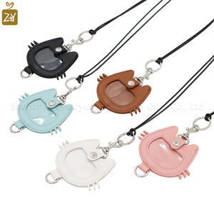 Модный милый кот кулон портативный элегантный искусственная кожа ожерелье стильные кошки кулон ожерелье для украшения - Product Image 3