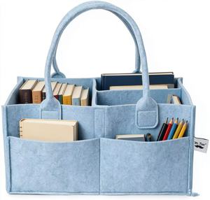 Multi-partitie zachte vilten draagbare opbergtas, schokbestendig, verdeeld, voor digitale apparaten, voor reizen, kantoor, dagelijks gebruik - Product Image 5