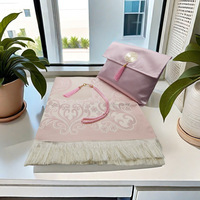 Usine musulman islamique avec sac Portable poids léger voyage coran tapis de prière avec pochette de poche de voyage