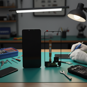 Schermo LCD Touch Oppo A16 A16s A54s Senza Cornice, Pacchetto Servizio Originale Nero - Product Image 3