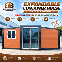 Maison conteneur populaire, design insonorisé, déplaçable, 1 chambre, extensible, pour villa