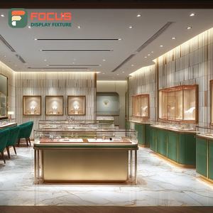 Fabricante de Muebles para Joyerías de Lujo Personalizadas, Mostrador de Exhibición Comercial con Superficie Pulida - Product Image 1