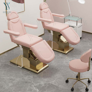 Cao Cấp 3 Động Cơ Tùy Chỉnh Vàng Cơ Sở <span class=keywords><strong>Massage</strong></span> Mặt Giường Với Tay Ngả Vẻ Đẹp Giường Điện Cho Lông Mi - Product Image 4