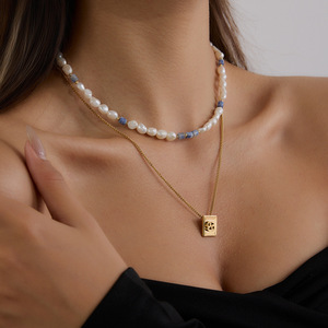 Collar de Constelación de Acero Inoxidable con Baño de Oro de 18K, Signos del Zodiaco, Unisex, para Uso Diario - Product Image 4