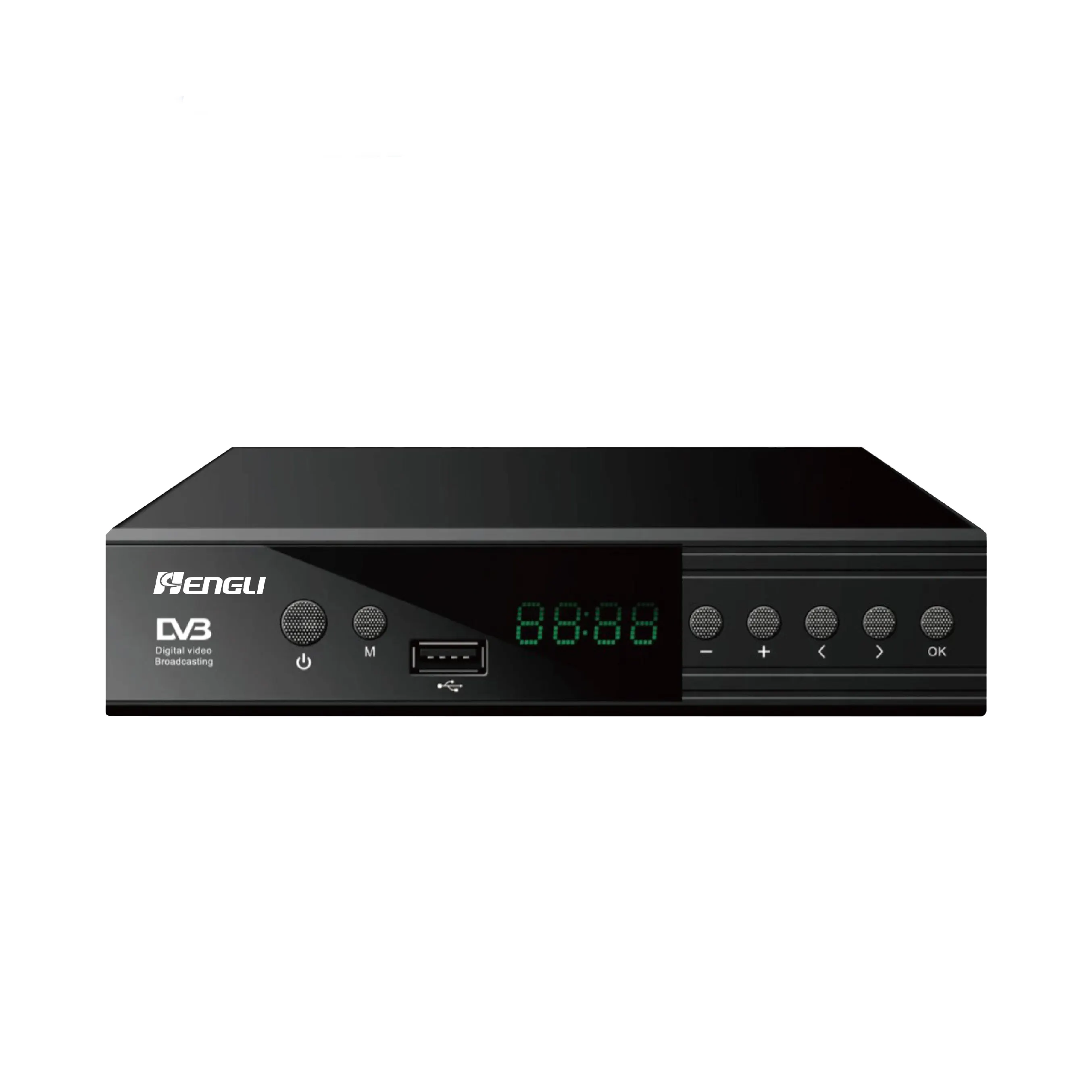Venta caliente TDT digital HD WIFI H.264/H.265 DVB T2 TV Receptor Decodificador Youtube 2K Set Top Box TDT HD decodificador