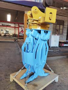 Hydraulische draaibare grijper voor graafmachines van 1-5 ton, houtgrijper, hydraulische graafmachinegrijper - Product Image 3