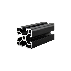 Profilé d'extrusion en aluminium série 6000 T5 anodisé pour cadre de porte et fenêtre industrielle, profil en T <span class=keywords><strong>100x100</strong></span> avec service de pliage - Product Image 1