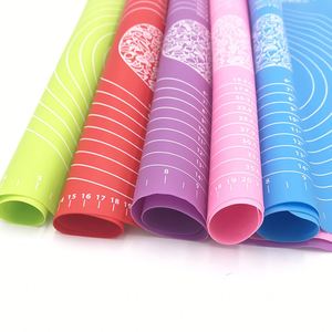 Custom Non Stick Soft Bbq Pastry Oven Kneading <b>Rolling</b> Dough Baking Sheet Silicone Baking <b>Mat</b> for Cooking - Product Image 5